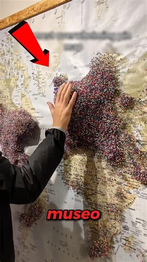 The only world map in the world. #funfacts #shorts