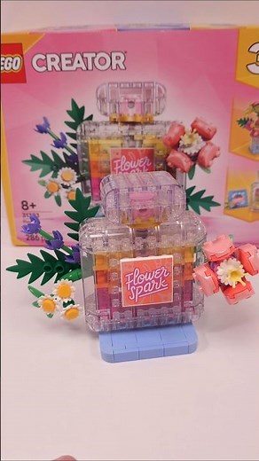 LEGO Creator Floral Decor Perfume Bottle (31383)[286 pcs] Review #shorts ‪@TopBrickBuilder‬