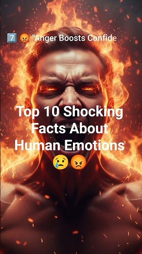 Top 10 Shocking Facts About Human Emotions 😢😡#HumanEmotions #PsychologyFacts #MindBlowingFacts