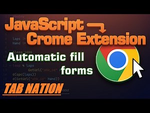 JavaScript - First Chrome Extension - Filling forms