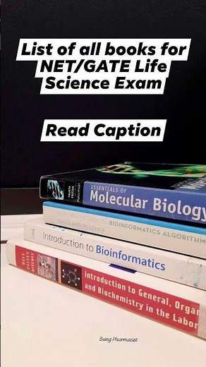 CSIR NET/GATE Life Science Books 📚 Read Caption #csirnet #gate #lifescience