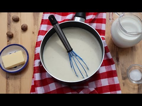 How to make homemade béchamel sauce, easy and without lumps