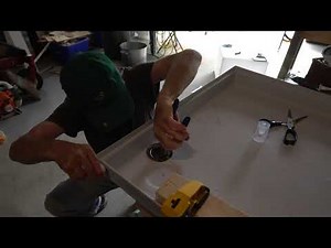 Van Shower Pan Installation Details.
