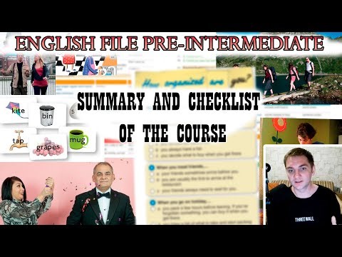 English File pre-intermediate. SUMMARY AND CHECKLIST.