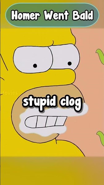 Homer Lost His Hair