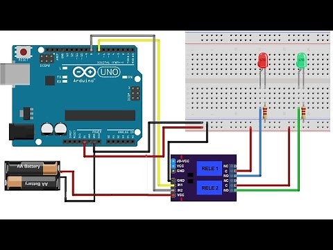 Modulo Rele Arduino, como usar. QIInformatica.