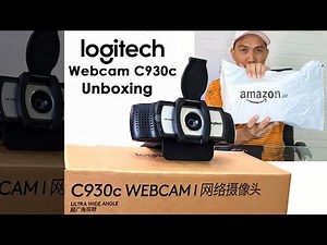 Logitech Webcam C930c UNBOXING!!!