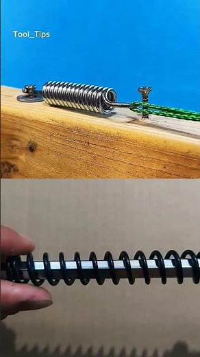 How to stretch a spring.