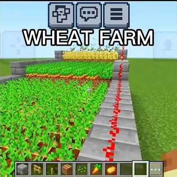 Minecraft Easy Wheat Farm Tutorial 🌾 | 100% Automatic!