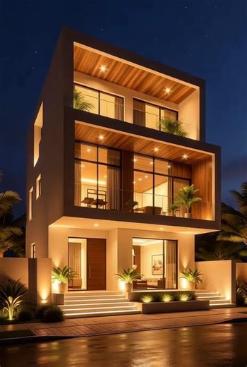 Modern House 3D Elevation 11 | Luxury Home | #UniteCoaching #3delevation #modernhousedesigns