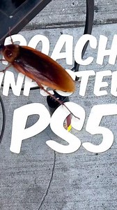 Techish | Roach infested PS5. How much y’all think the customer brought it for? | Instagram