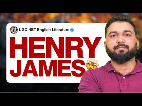 Henry James | UGC NET English Literature Offline Batch Class | Vineet Pandey Sir