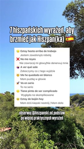 ⭐️ 7 hiszpańskich wyrażeń, aby brzmieć jak Hiszpan(ka) | hiszpański od podstaw