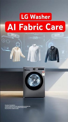 LG Washer | AI Fabric Care