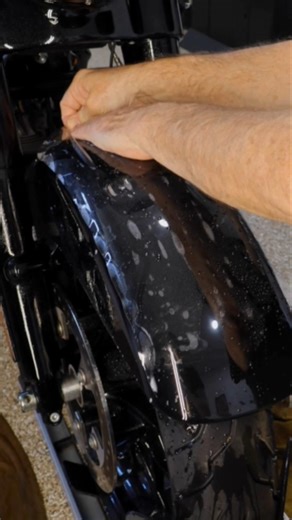 Street Glide Front Fender Protection Kit #ppf #ppfprotection