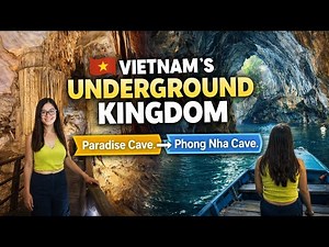 Vietnam’s underground kingdom 🇻🇳 Paradise Cave → Phong Nha Cave 🏔️