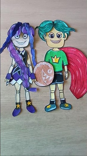 DIY new characters Poppy playtime 6 #papercraft #asmr #cute