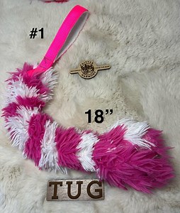 Handmade Foxtail Fur Dog Tug: Braided Agility Training Reward - Etsy