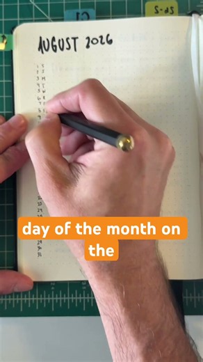 A Simple Monthly Layout for Your Bullet Journal
