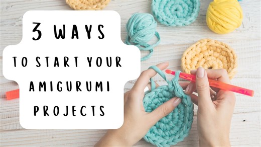 Step by step magic ring or magic ring for absolute beginners