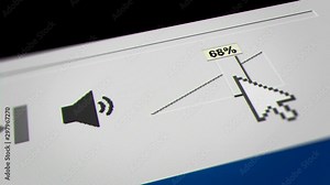 Mouse Cursor Increase the Sound Volume on Video Player