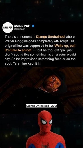 Walter Goggins Improvised This Iconic Line #djangounchained #moviesfacts