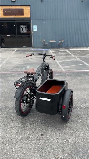 Who are you taking for a ride in the Mod Bikes Easy with a sidecar? #ebike #electricbike #cycling