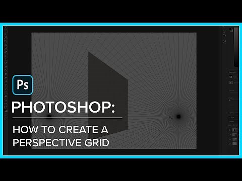 Photoshop: How to create a perspective grid