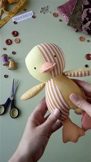 Meet my scrappy duck! #handmade #sewingprojects