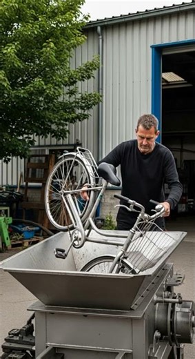 Shredder Machine Ultimate Demo Watch It Crush Huge Items #shorts #machines #tech