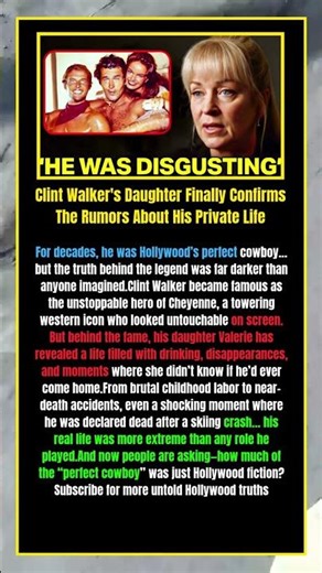 Clint Walker's Daughter Finally Confirms The Rumors About His Private Life#shorts