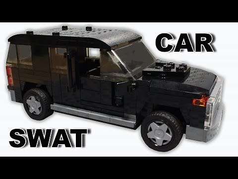 Lego SWAT Car MOC Building Instructions | Stop Motion