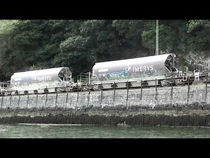 Cornish China Clay Train. Fowey, Cornwall. #chinaclay #train #railways