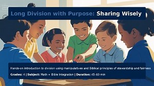 Long Division with Purpose — Hands-On Manipulatives   Biblical Fairness Grade 4