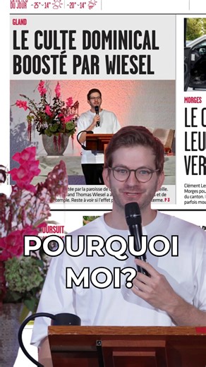 Pourquoi avoir choisir un humoriste totalement athée pour animer un culte ? | Thomas Wiesel