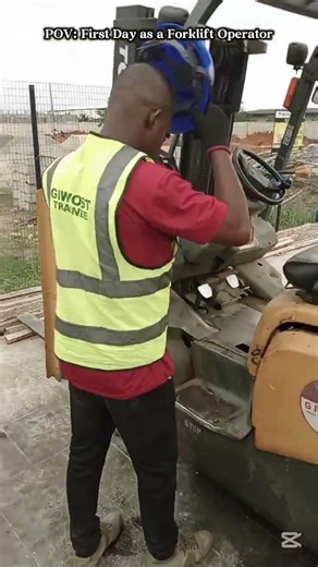 Professional Forklift Operator #forklift