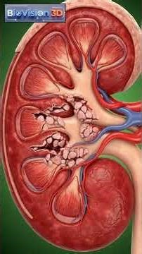 Kidney Stones Explained | Causes, Symptoms, Pain | Medical 3D Animation #science #3danimation