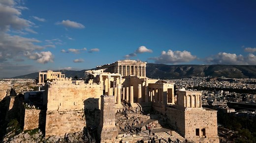 Drone Reveals The Acropolis' Hidden Splendors in Athens