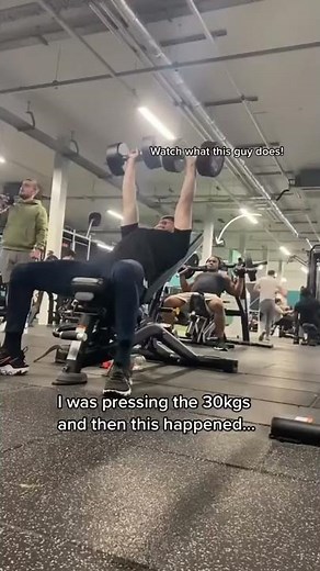 Watch what this guy does at the gym 👏🙏 #shorts