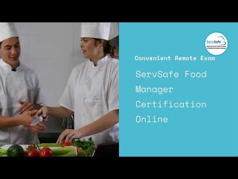 ServSafe Food Manager Online Course with Remote Exam