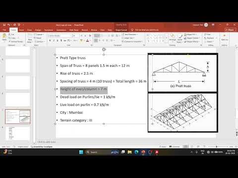 Design of Truss using STAAD Pro CONNECT v2026 | Section Selection & Optimization | Grouping