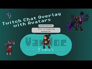 Twitch Chat Overlay with Avatars V2.1 (Now with Emojis)