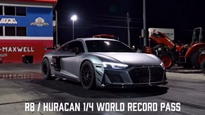 Video: The Quickest Audi R8 On The Planet Cuts The Quarter-Mile In Half