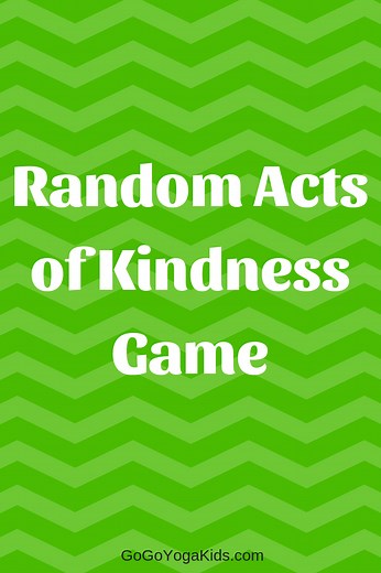 Free Random Acts of Kindness Game for Kids