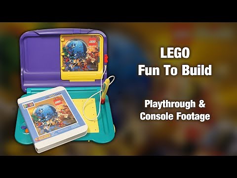 The Very First LEGO Video Game! LEGO Fun To Build for Sega Pico, 1995