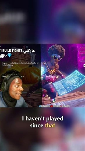 IShowSpeed's Fortnite Rematch: The Epic Wager & Trash Talk! #shorts