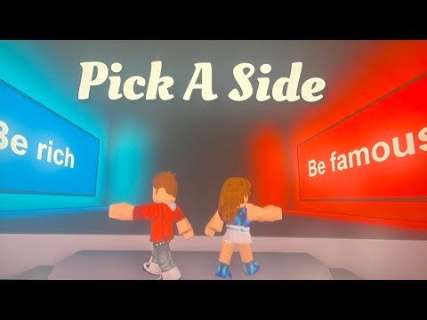 Roblox Pick a Side #roblox #wouldyourather