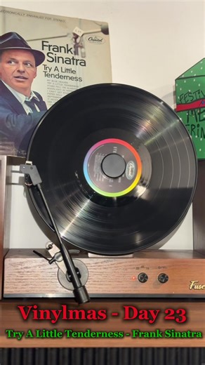 Day 23 - Try A Little Tenderness x Frank Sinatra #vinyltok #nowspinning #franksinatra #vinylcommunity #albumoftheday
