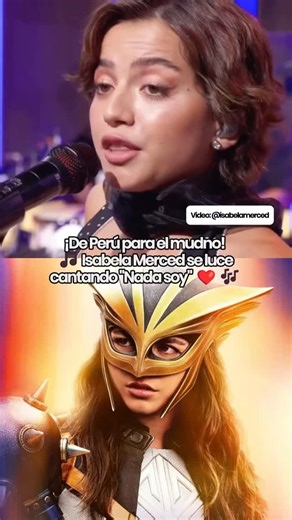 ¡Emocionante! La actriz y cantante Isabela Merced, de raíces peruanas que triunfa en Hollywood, conmovió a todos al interpretar “Nada soy”, dedicando un mensaje lleno de sentimiento a su país. 🇵🇪✨ Tras la reprogramación del concierto de Tony Succar, en el que iba a presentarse este diciembre, Isabela compartió sus palabras: 💬 “Mi querido Perú, te pienso y te llevo en cada canción. Me duele no poder estar ahí este diciembre, pero estoy con ustedes desde el corazón. Tu fuerza, tu alegría y tu a