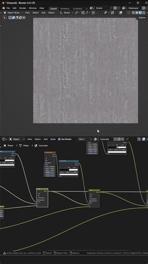 Fast and easy way of hiding repetition in materials and textures in Blender #b3d #blender3d